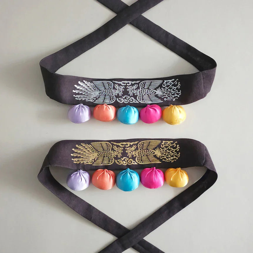 Colorful Bokjumeoni Dol Belt - Native Korean