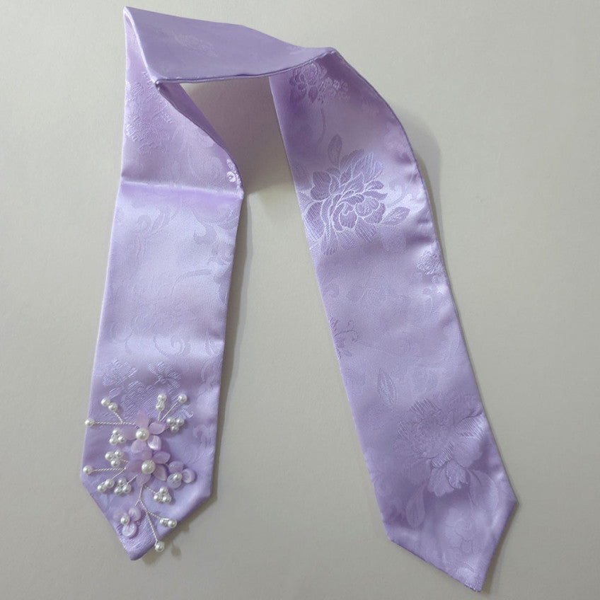 Lavender Floral Hair Tie