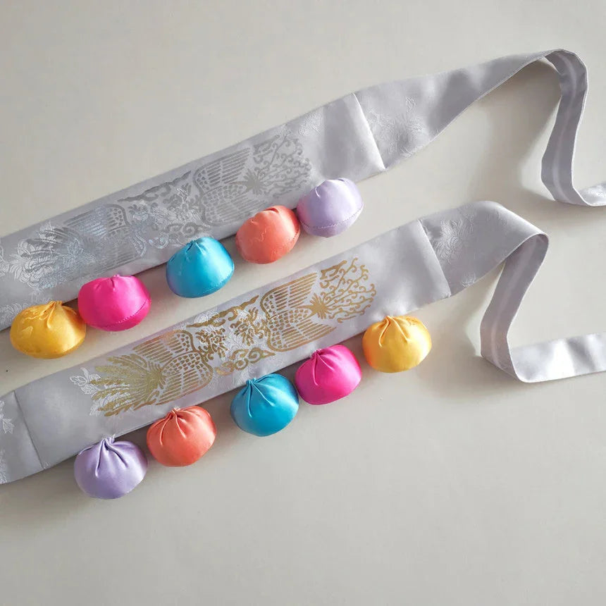 Colorful Bokjumeoni Dol Belt - Native Korean