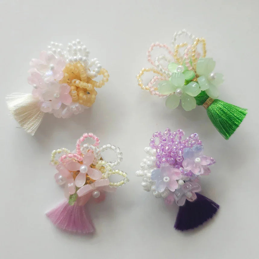 Mini Bouquet Brooch for Hanbok - Native Korean