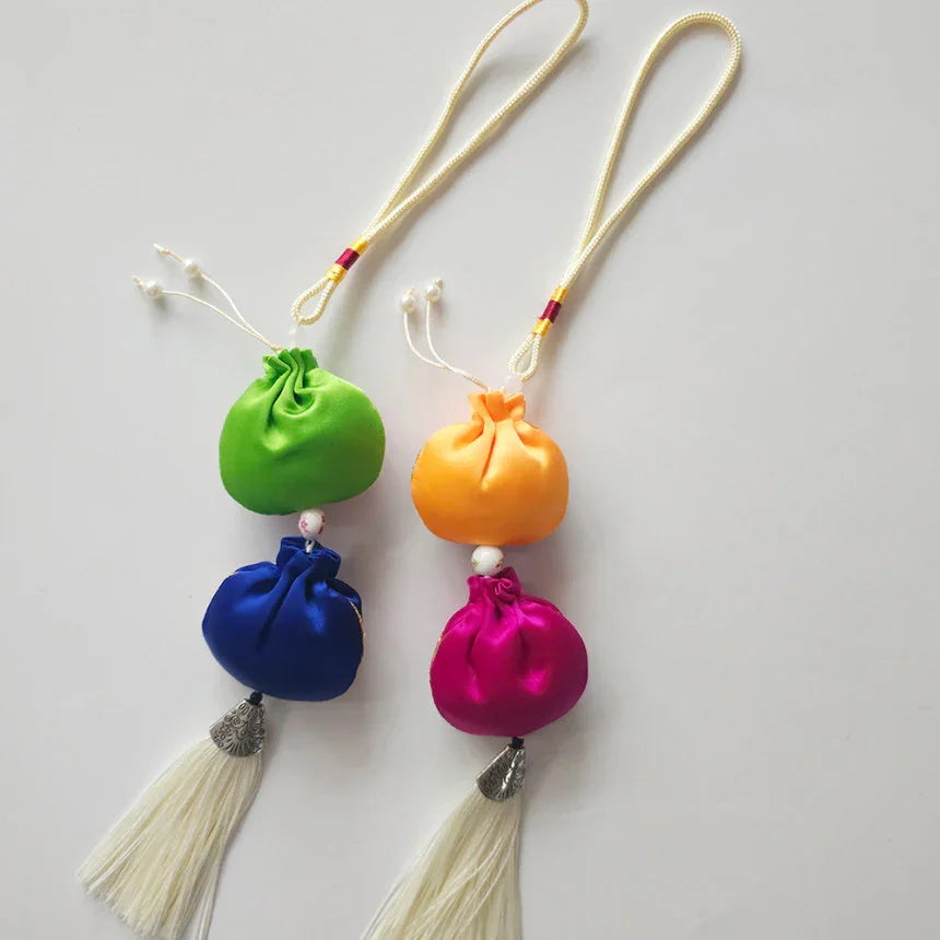 Embroidered Lucky Pouch Norigae - Native Korean