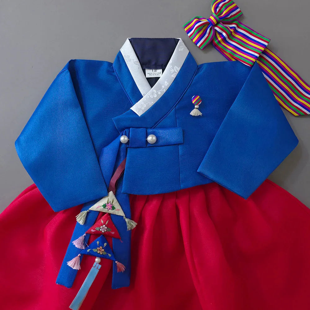 Yumin Red Skirt Girl Hanbok (100D-15YR) - Native Korean