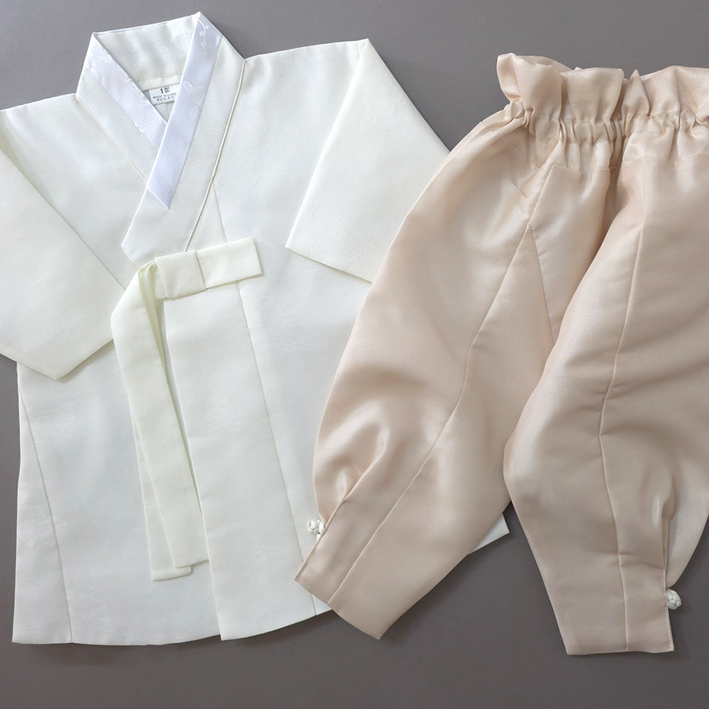 Doha Beige Boy Hanbok (100D-10YR)
