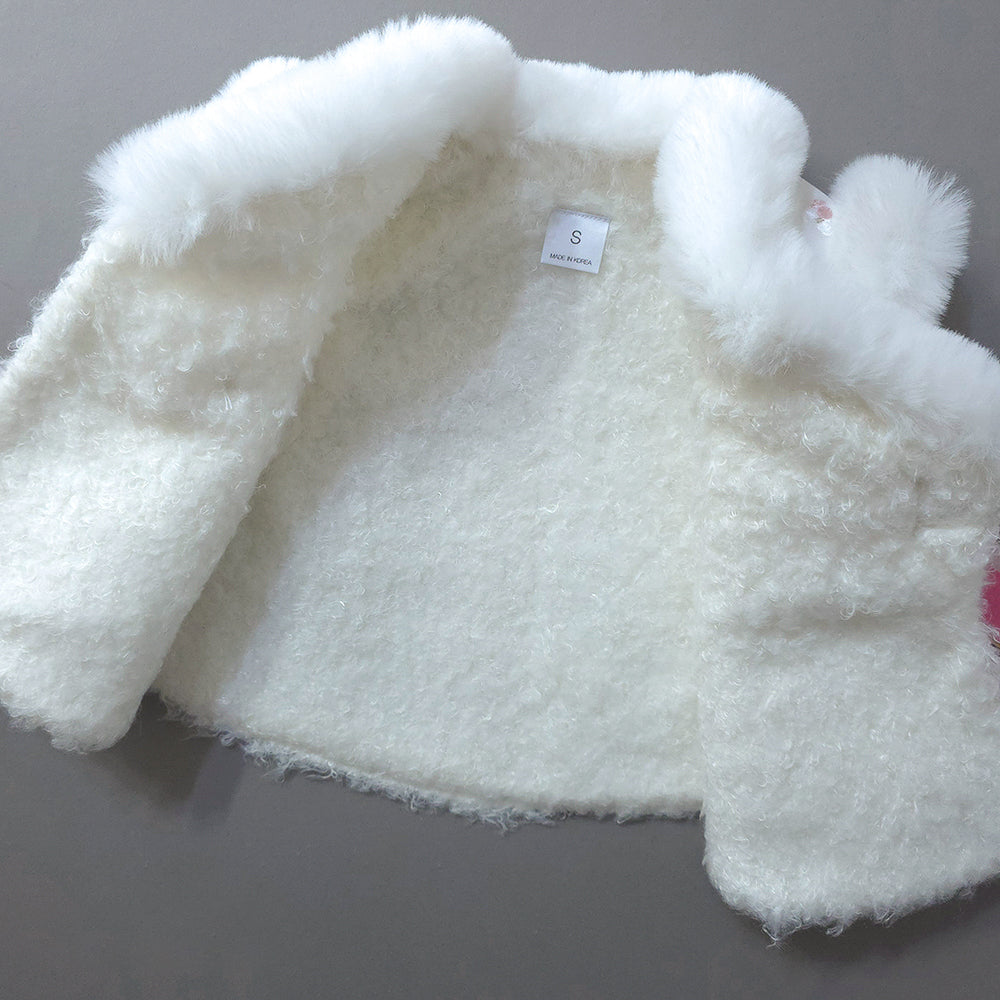 Floral Fur Hanbok Vest