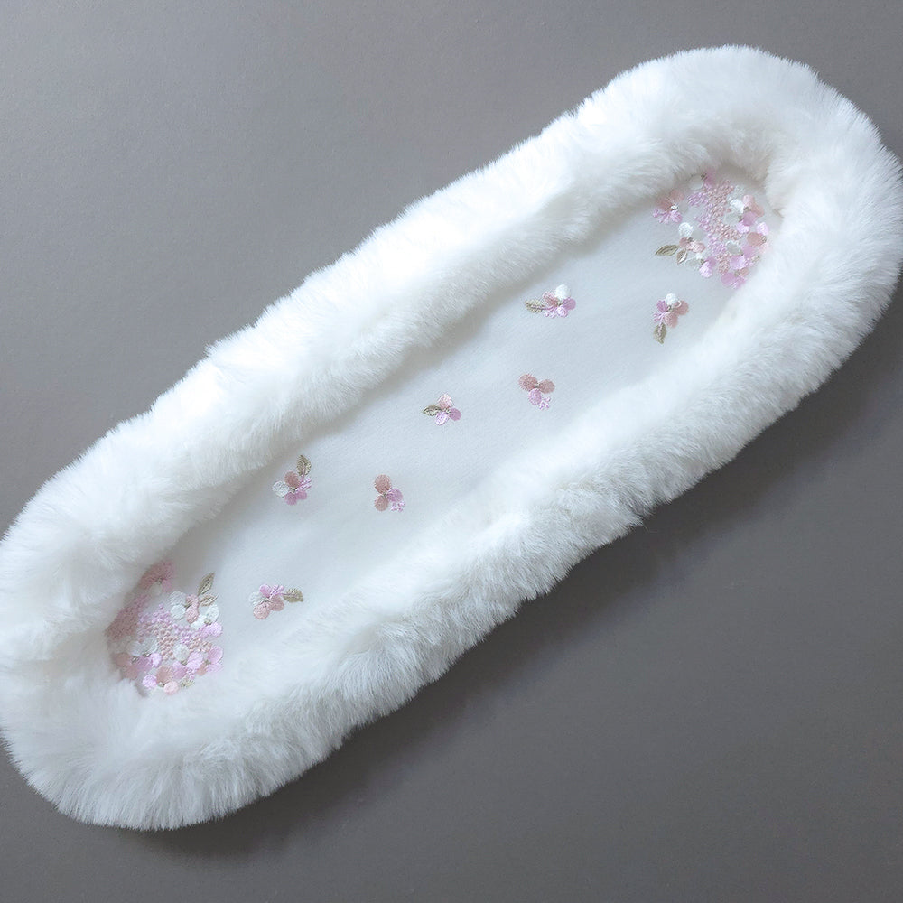 Floral Fur Hanbok Ear Warmer