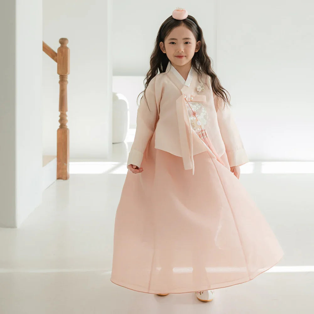 Yujin Pink Dangui Coral Girl Hanbok (100D-15YR)