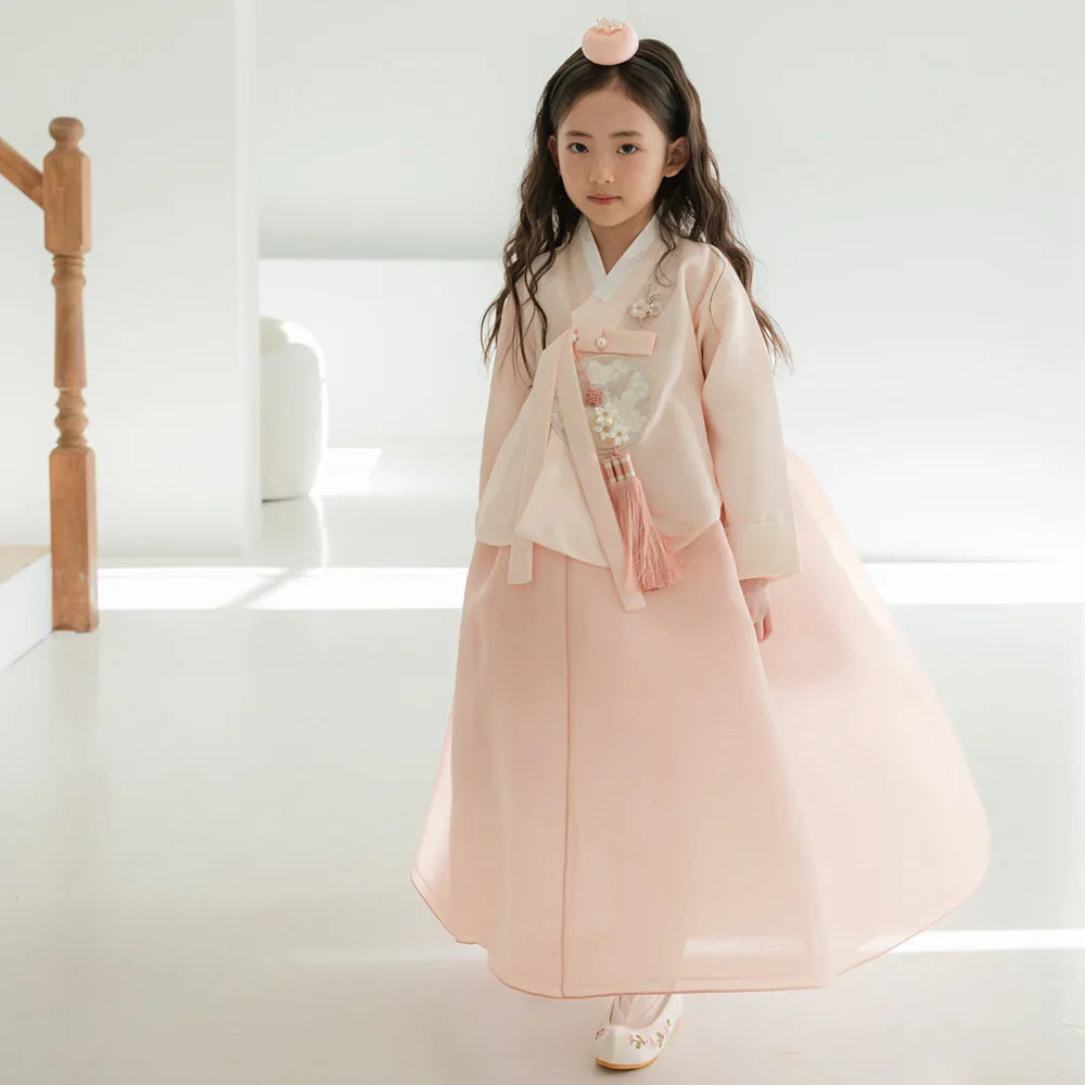 Yujin Pink Dangui Coral Girl Hanbok (100D-15YR)