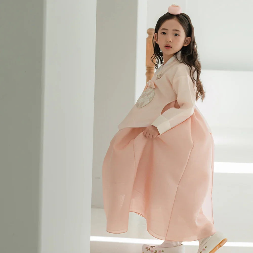 Yujin Pink Dangui Coral Girl Hanbok (100D-15YR)