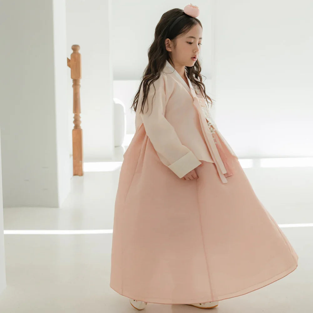 Yujin Pink Dangui Coral Girl Hanbok (100D-15YR)