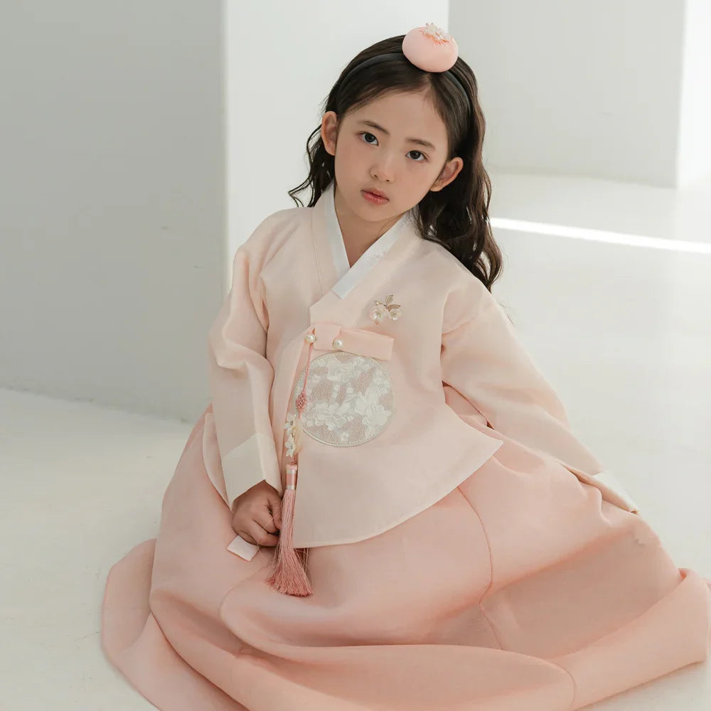 Yujin Pink Dangui Coral Girl Hanbok (100D-15YR)