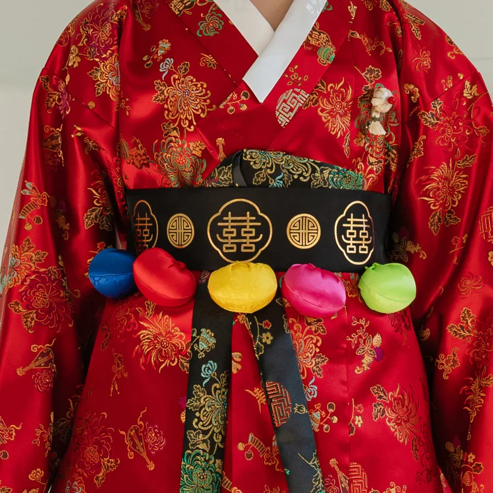 Hae Red Outer Boy Hanbok (1-8YR) - Native Korean