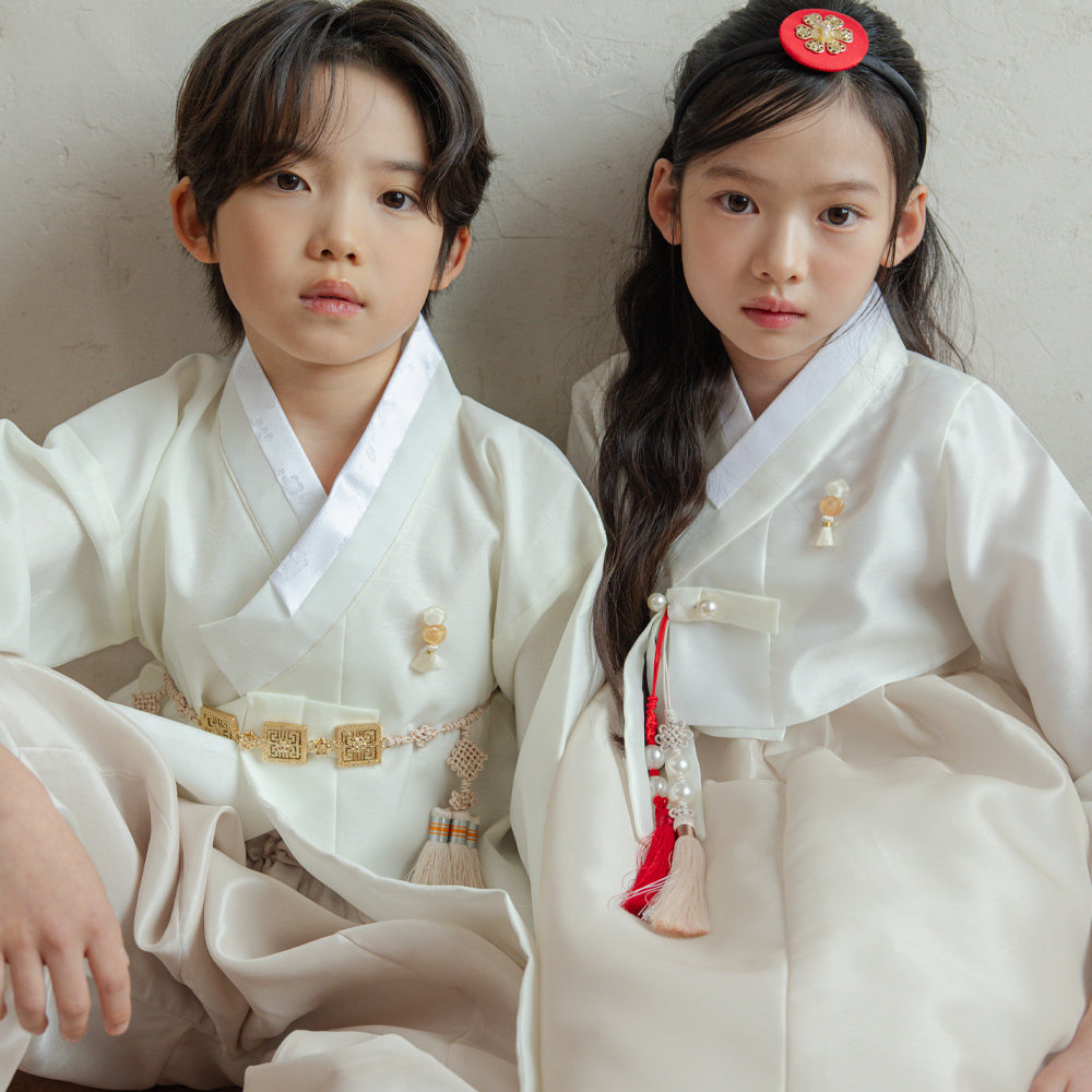 Doha Beige Boy Hanbok (100D-10YR)