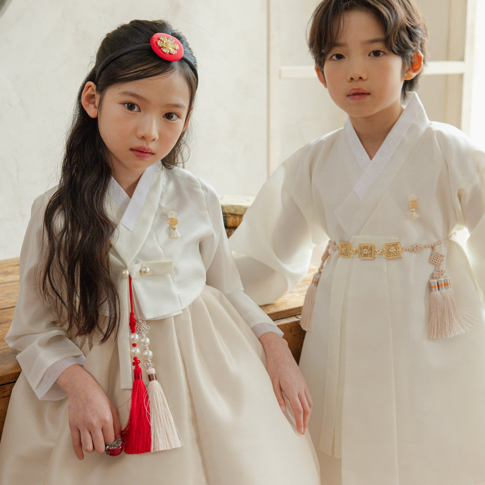 Doha Beige Boy Hanbok (100D-10YR)