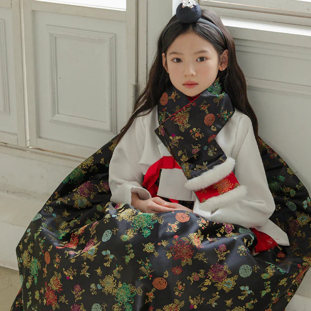 Hae Black Girl Hanbok (1-12YR)