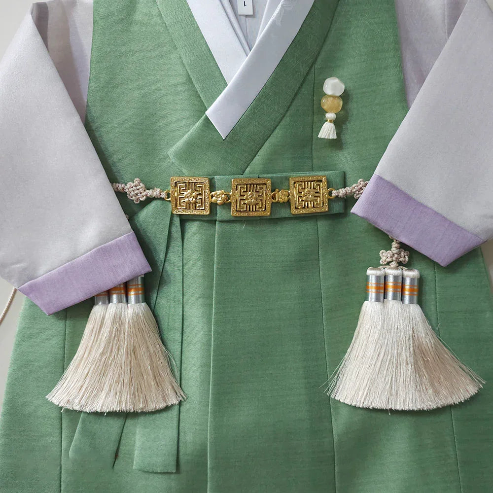 Jooheon Mint Boy Hanbok (1-12YR) - Native Korean