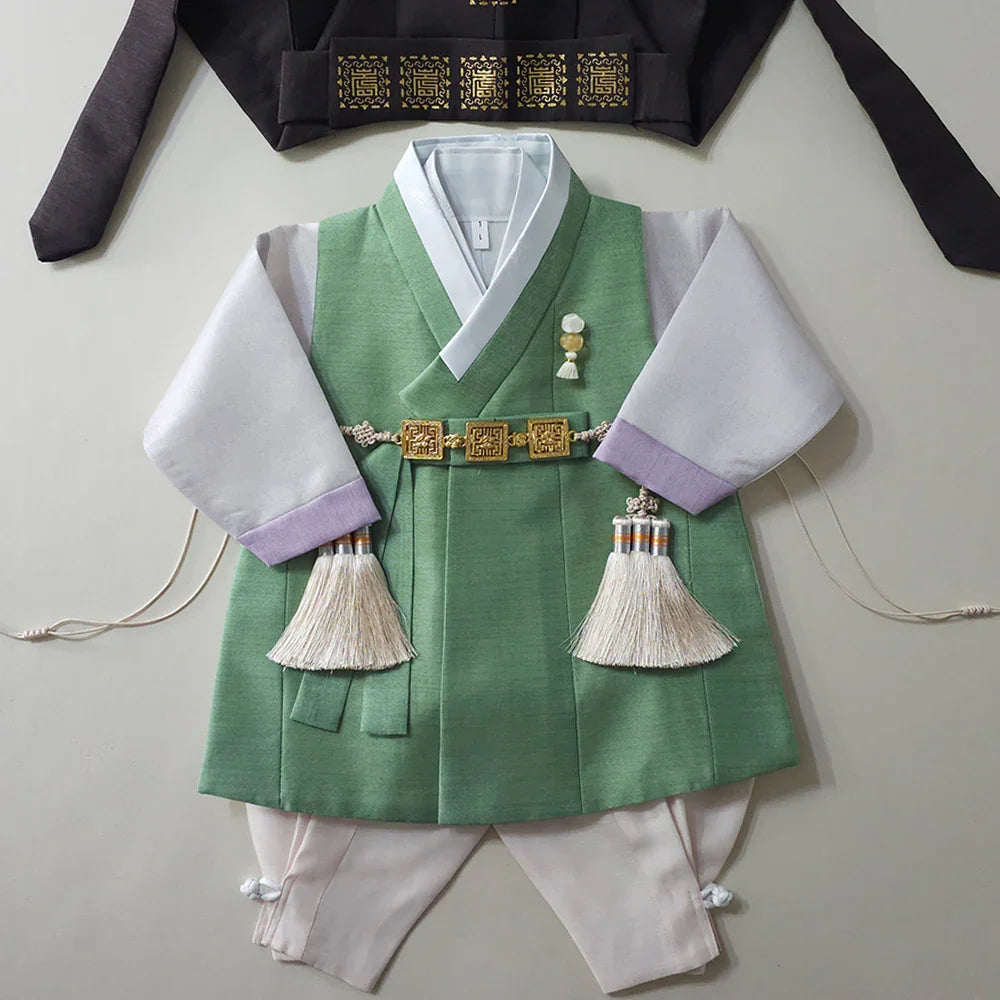 Jooheon Mint Boy Hanbok (1-12YR) - Native Korean