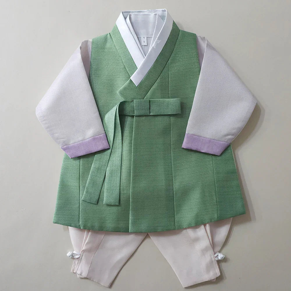 Jooheon Mint Boy Hanbok (1-12YR) - Native Korean