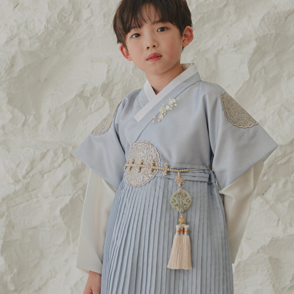 Sungkoon Pleated Pink Boy Hanbok (100D-10YR)