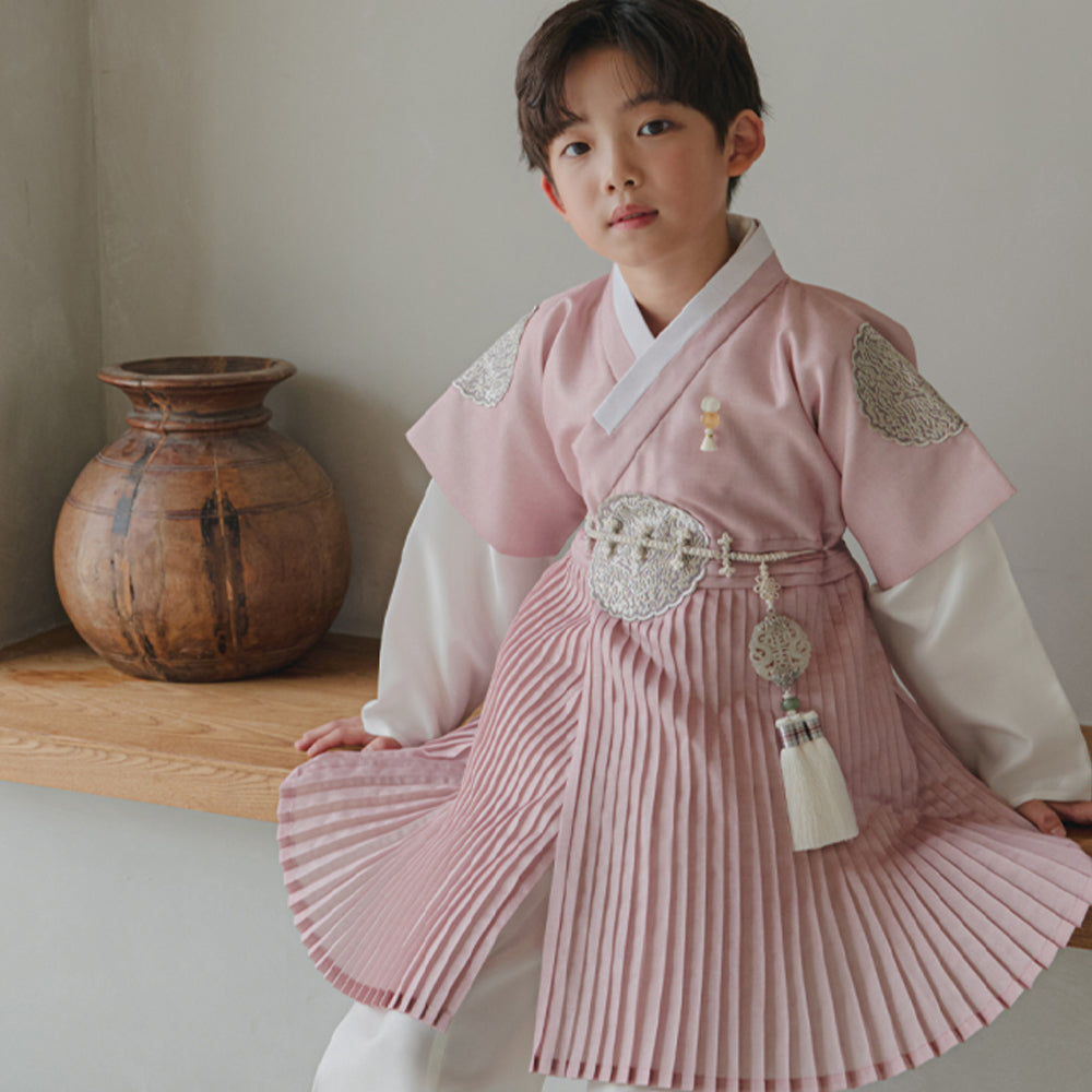Sungkoon Pleated Sky Boy Hanbok (100D-10YR)