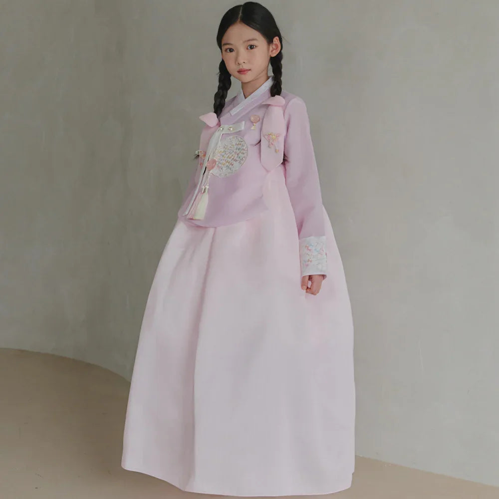 Chaeyu Lavender Girl Hanbok (1-10YR) - Native Korean