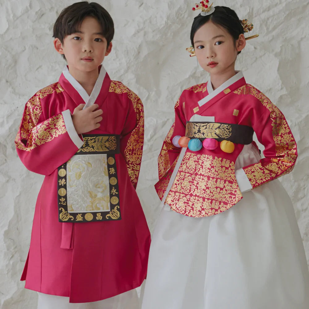 Moorin Wine Dangui Girl Hanbok (1-12YR)