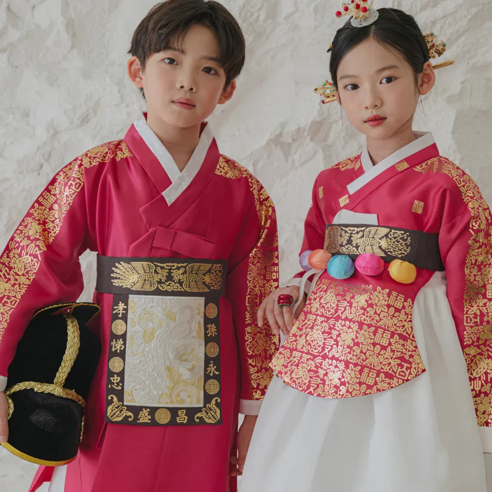 Moorin Wine Dangui Girl Hanbok (1-12YR)