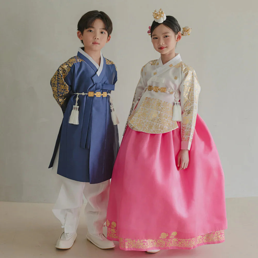 Moorin Pink Skirt Girl Hanbok (1-12YR) - Native Korean