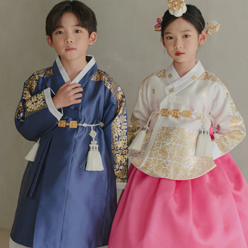 Moorin Pink Skirt Girl Hanbok (1-12YR) - Native Korean