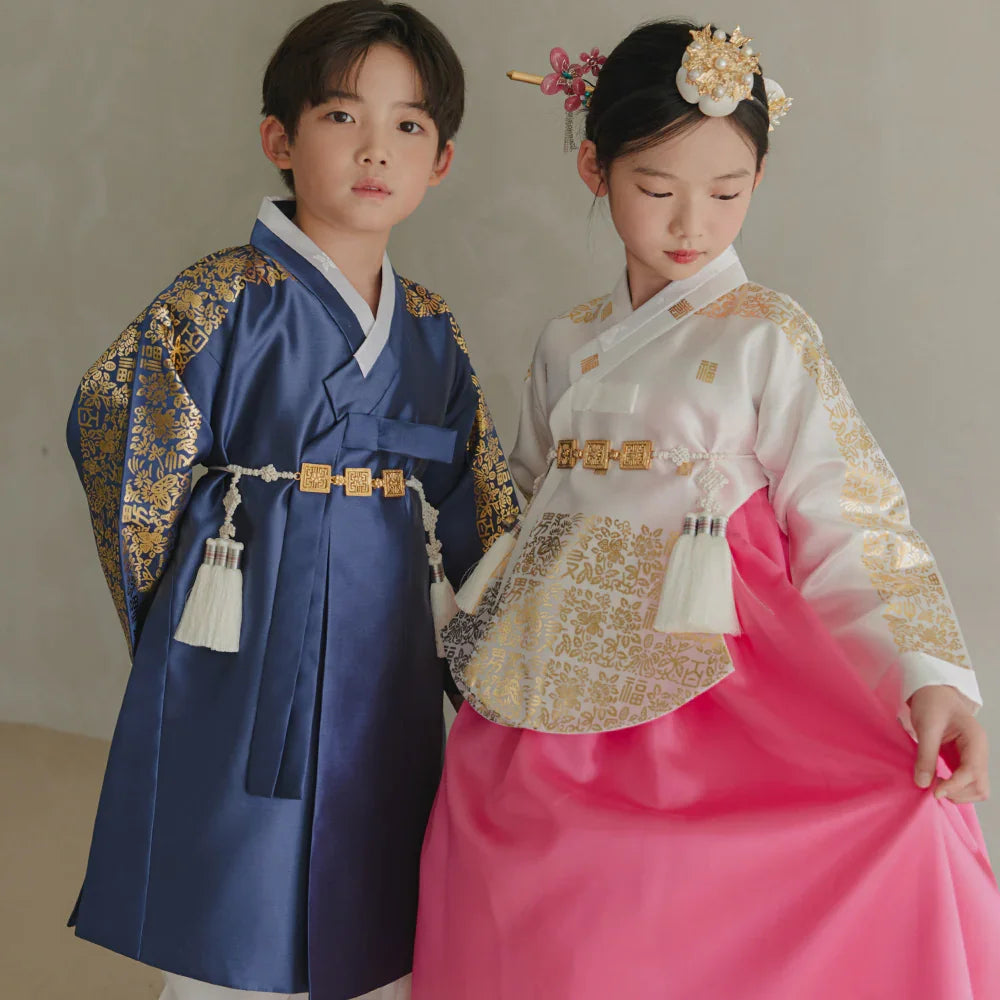 Moorin Pink Skirt Girl Hanbok (1-12YR) - Native Korean