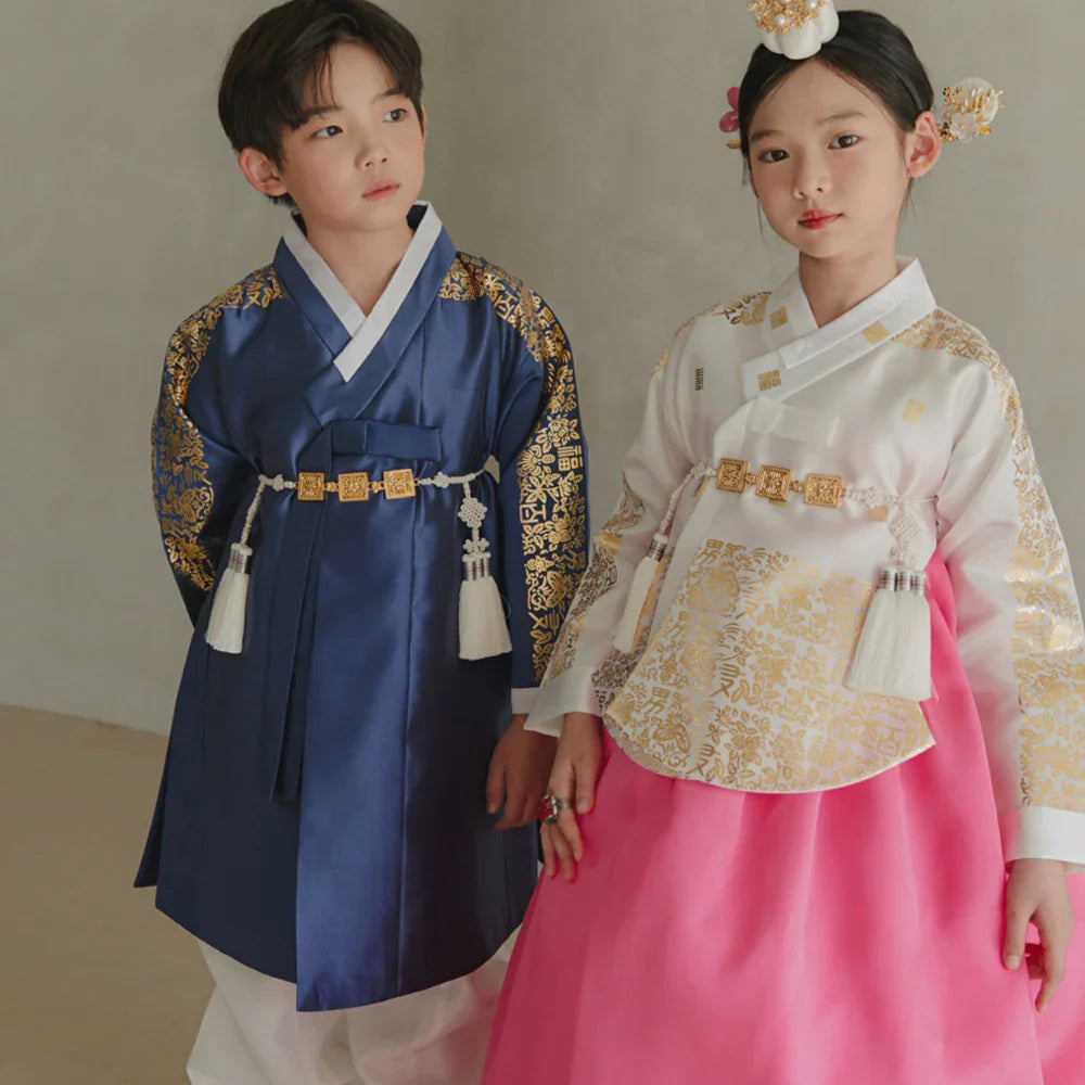 Moorin Pink Skirt Girl Hanbok (1-12YR) - Native Korean