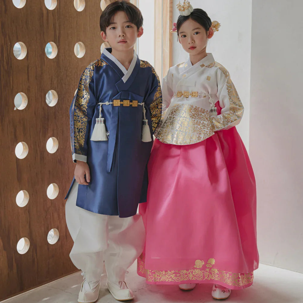 Moorin Pink Skirt Girl Hanbok (1-12YR) - Native Korean