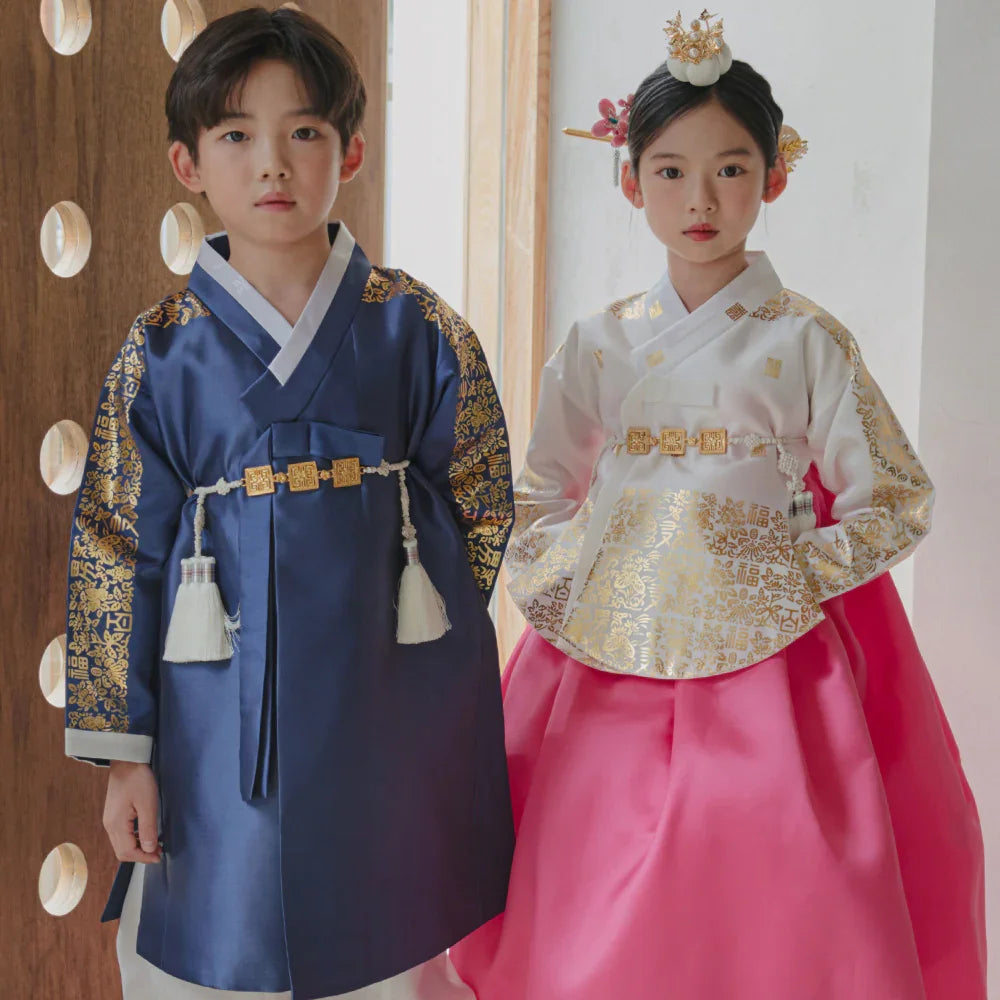 Moorin Pink Skirt Girl Hanbok (1-12YR) - Native Korean