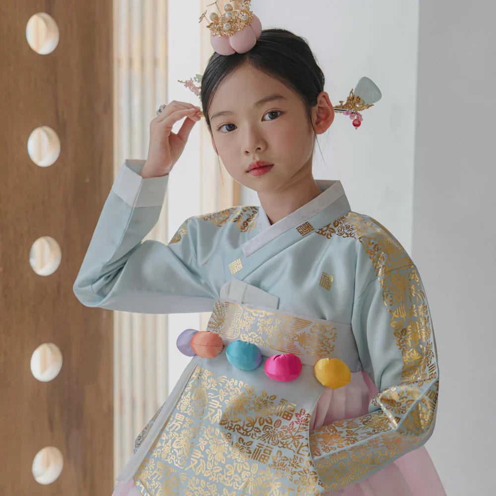 Moorin Sky Dangui Girl Hanbok (1-12YR)