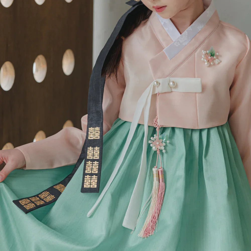 Joohee Coral Girl Hanbok (1-11YR)
