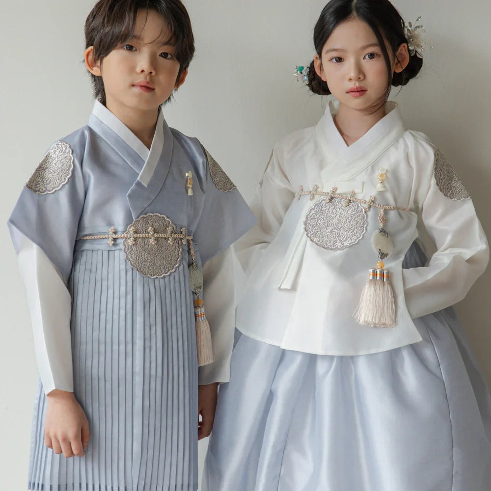 Sungkoon Pleated Sky Boy Hanbok (100D-10YR)