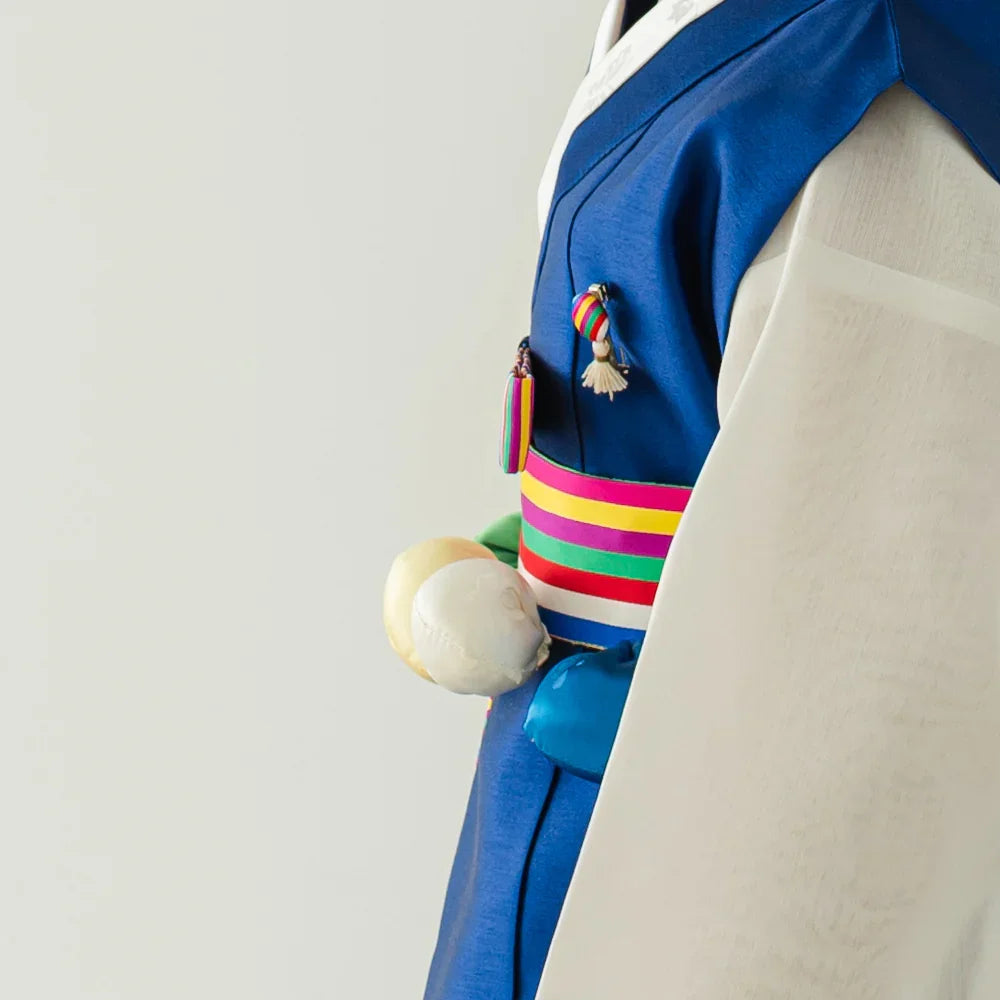 Dongjoon Saekdong Blue Boy Hanbok (1-12YR) - Native Korean