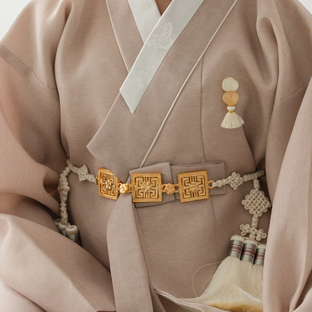 Jeongjin D.Beige Ivory Boy Hanbok (100D-10YR)