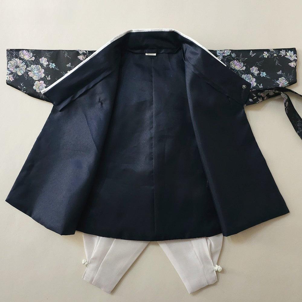 Black Pearl Two Styles Boy Hanbok (100D-10YR) - Native Korean