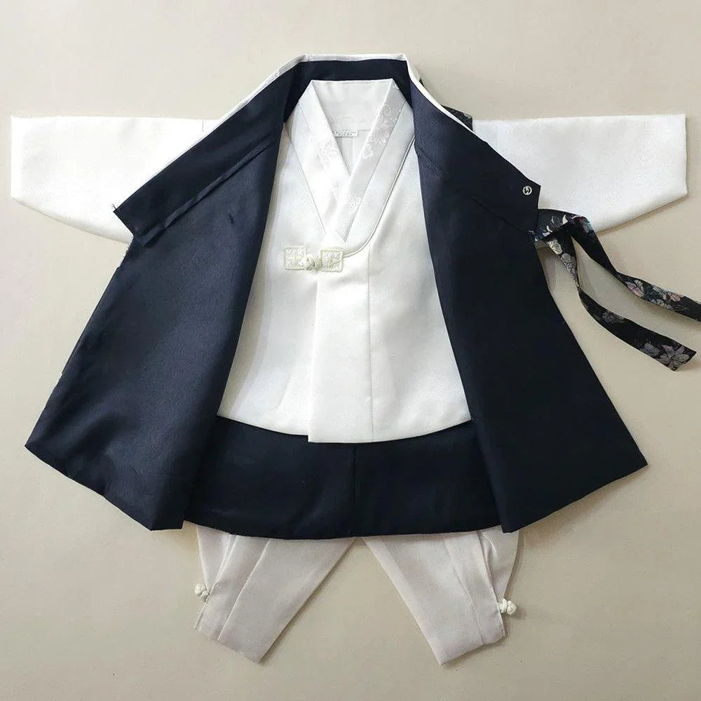 Black Pearl Two Styles Boy Hanbok (100D-10YR) - Native Korean