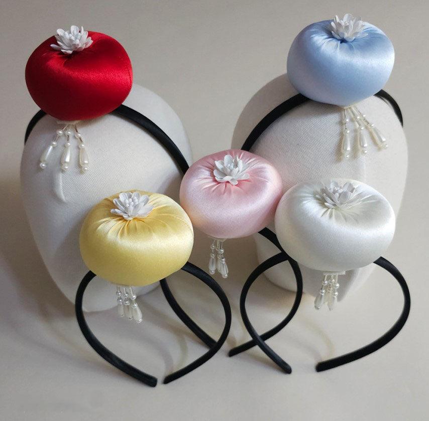 Blossom Pearl Cushion Headband - Native Korean