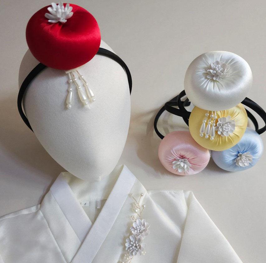 Blossom Pearl Cushion Headband - Native Korean
