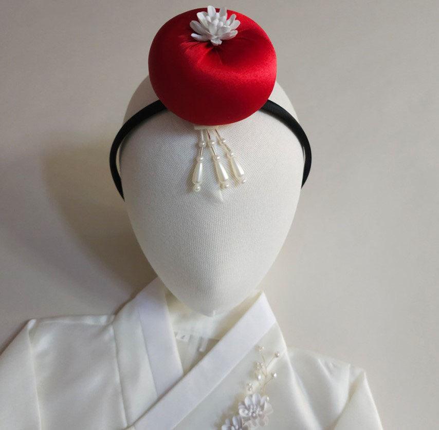 Blossom Pearl Cushion Headband - Native Korean