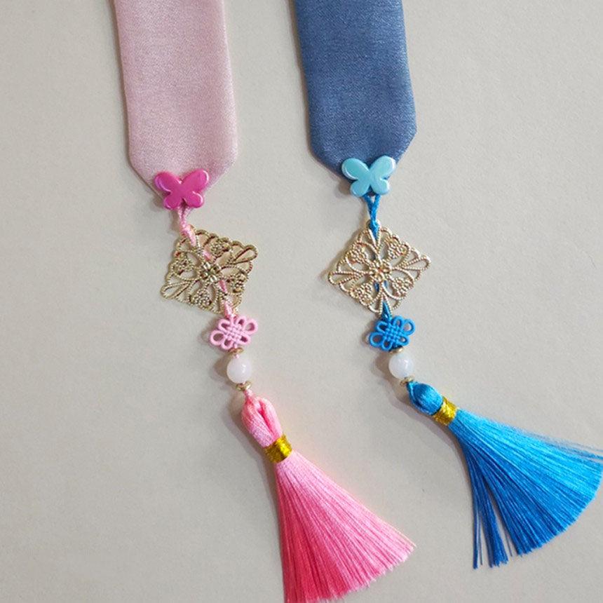 Butterfly Charm Ribbon Norigae - Native Korean