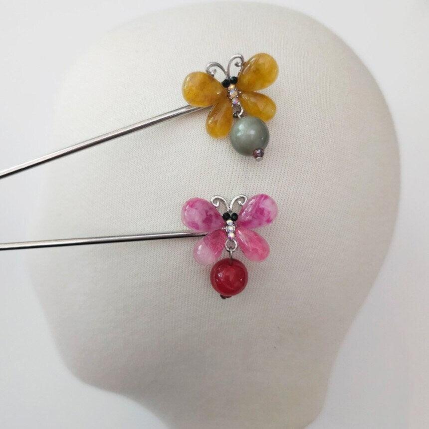 Butterfly Hairstick - Native Korean