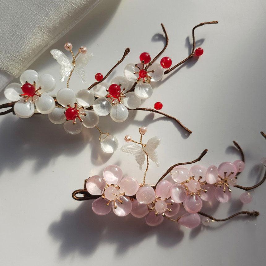 Cherry Blossom Branch Hairpin - Native Korean