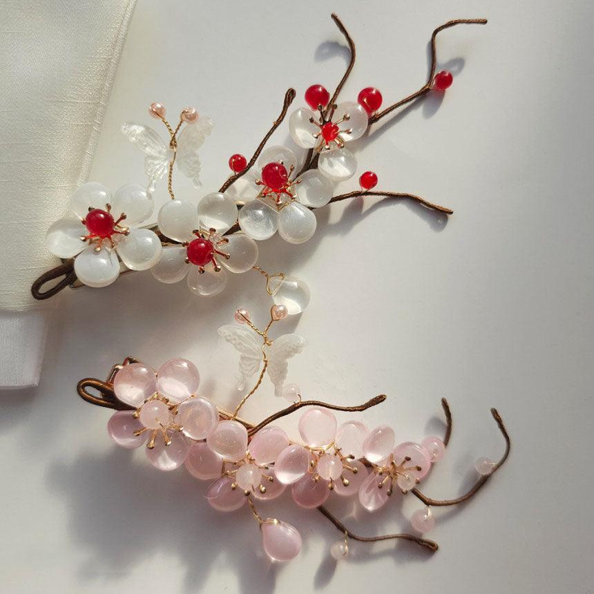 Cherry Blossom Branch Hairpin - Native Korean