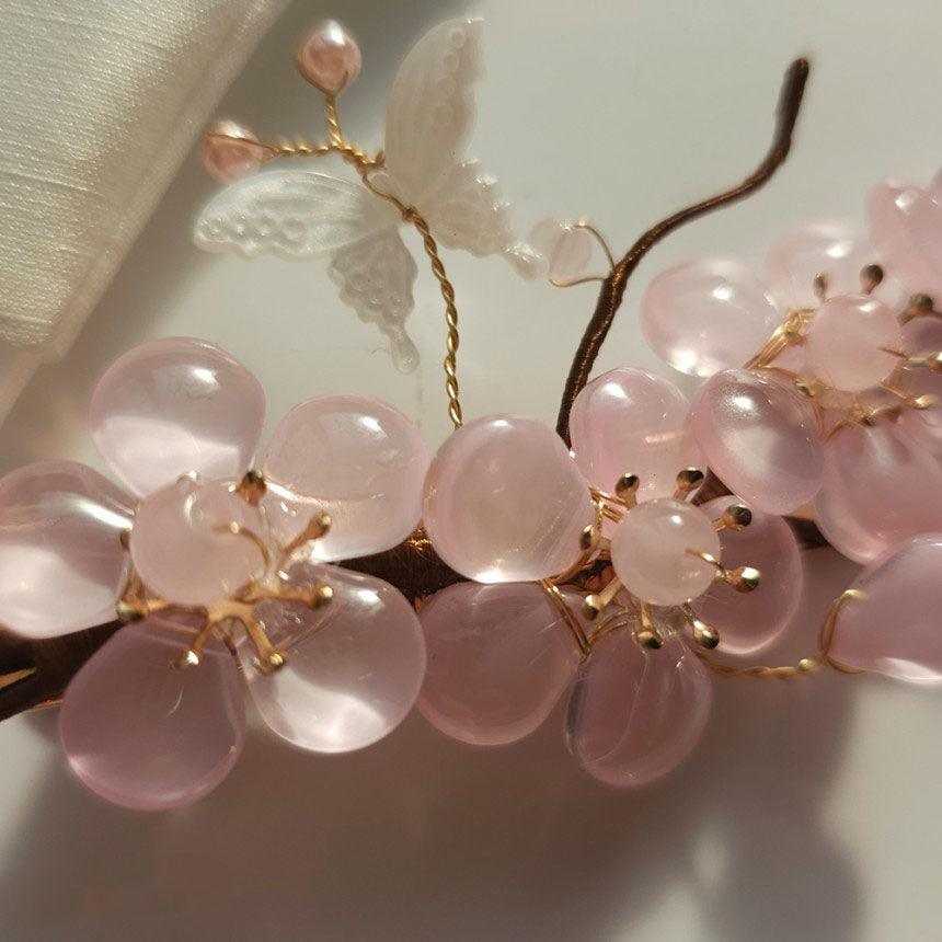 Cherry Blossom Branch Hairpin - Native Korean