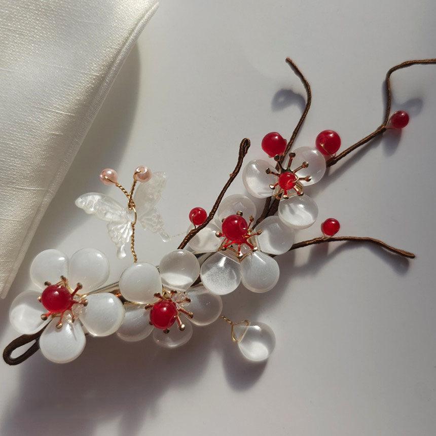 Cherry Blossom Branch Hairpin - Native Korean