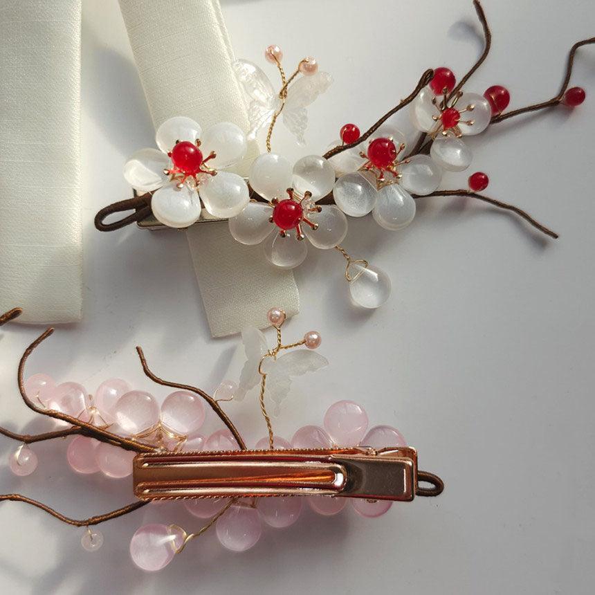 Cherry Blossom Branch Hairpin - Native Korean
