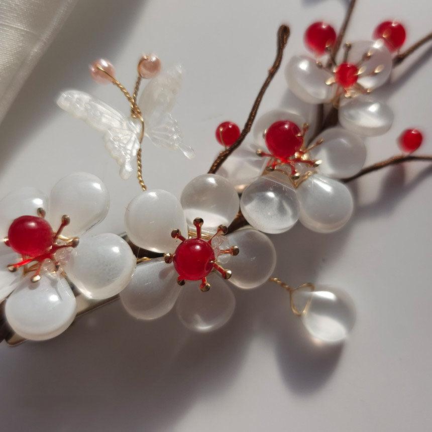 Cherry Blossom Branch Hairpin - Native Korean
